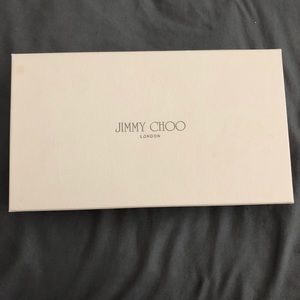 Jimmy Choo clutch box and dust bag